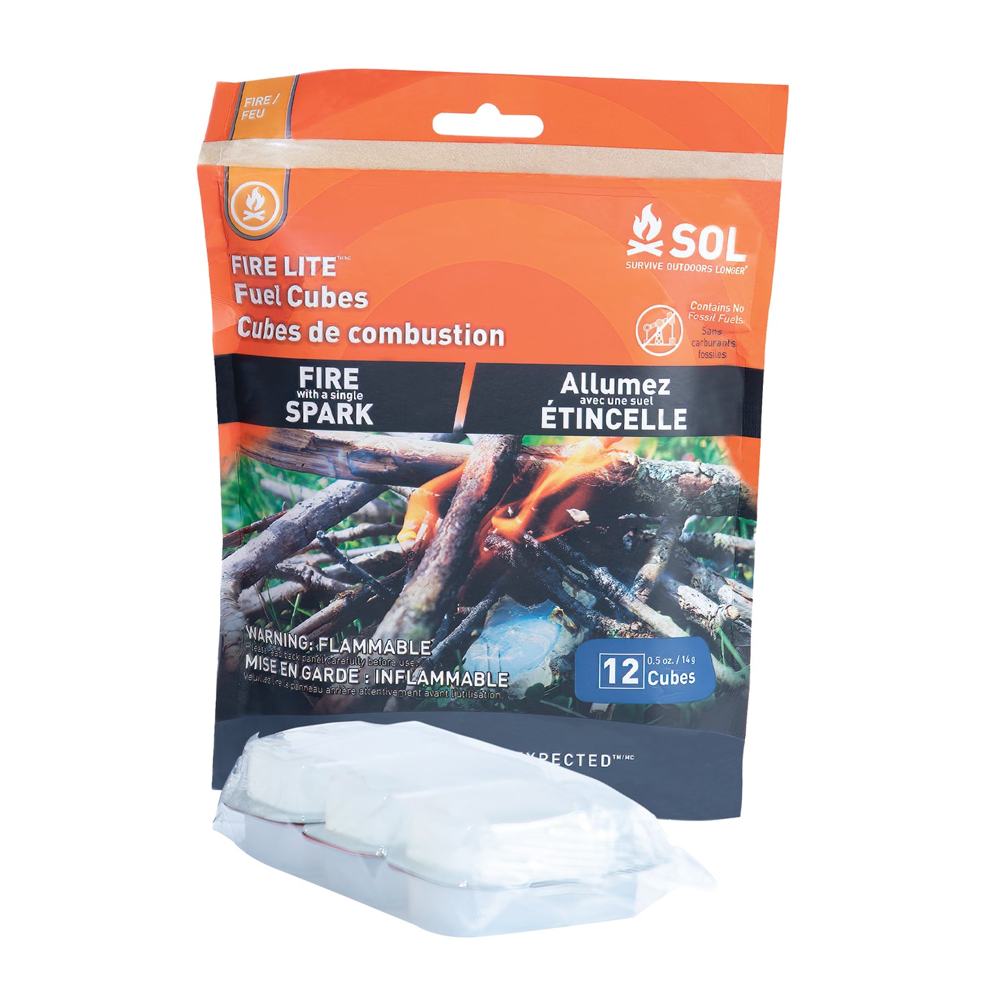 Sol Fire Lite Fuel Cubes - 12 Pieces