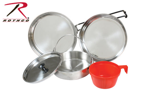 5 Piece Stainless Steel Mess Kit