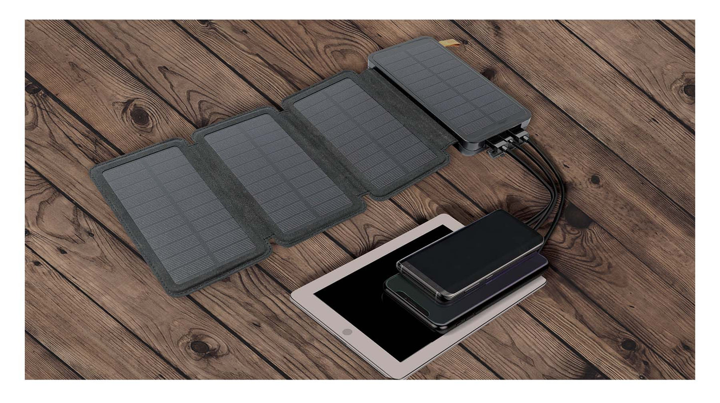 Folding Solar Panel with Power Bank