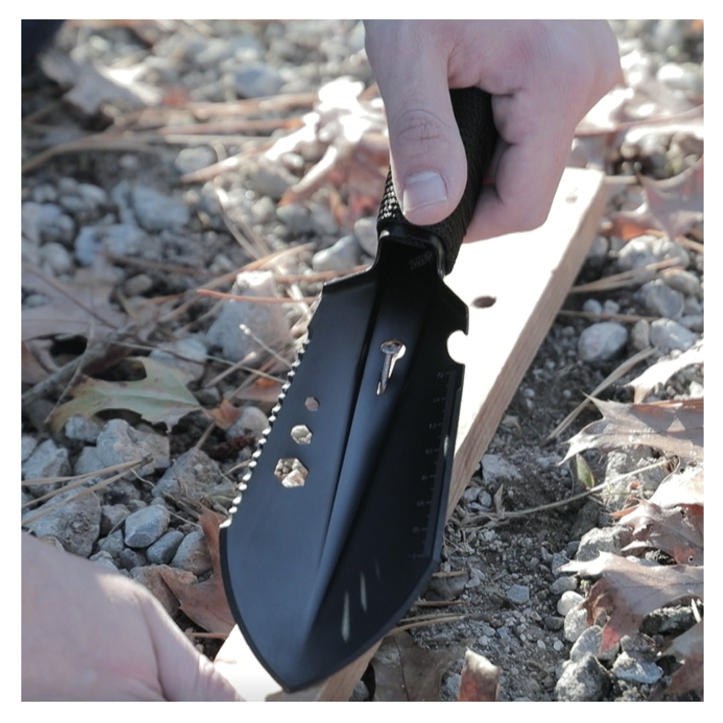 Compact Multi-Tool Shovel - Black