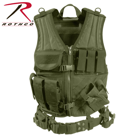 Cross Draw MOLLE Tactical Vest